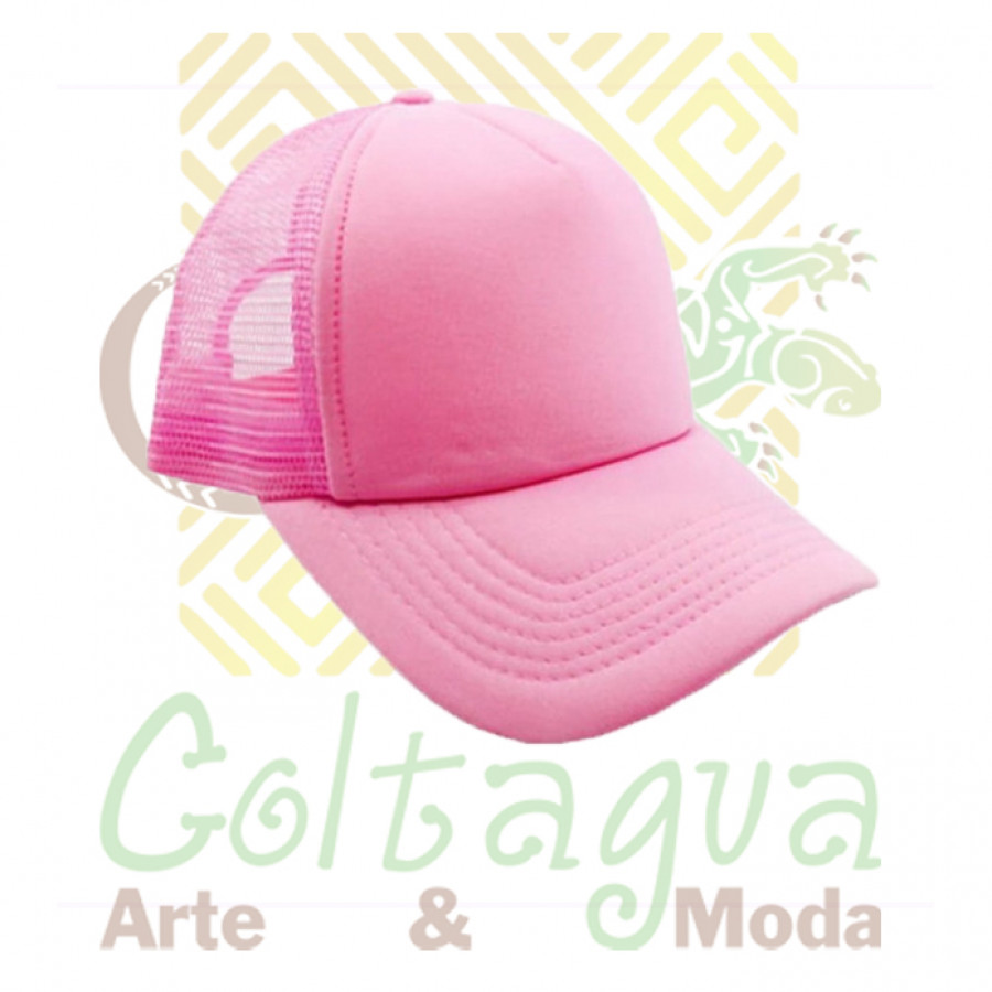 Gorra Malla Unicolor Blanca