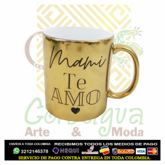 Mug Dorado Personalizado