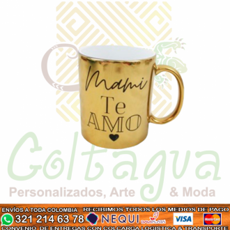 Mug Dorado Personalizado