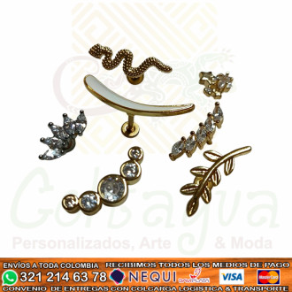 Topo Figura Circón De Lujo