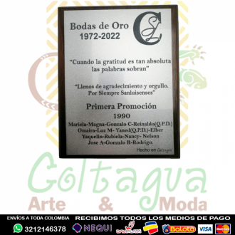 Placa Conmemorativa