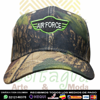 Gorra Camuflada  Bordada  Air Force
