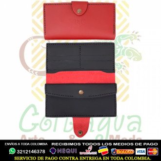 Cartera Grande En Cuero Para Mujer