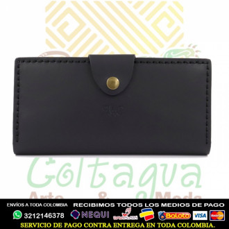 Cartera Grande En Cuero Para Mujer