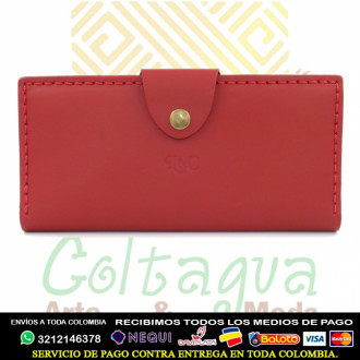 Cartera Grande En Cuero Para Mujer