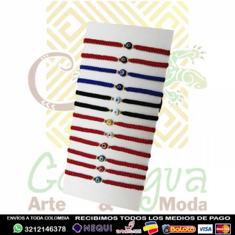 Pulsera Macramé Ojo Chino