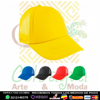 Gorra unicolor lisa con malla | Bridgemarkets