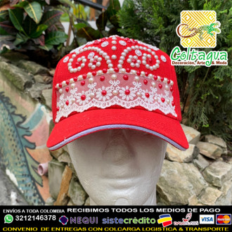 Gorra Pedreria Decorada