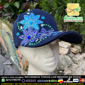 Gorra Pedreria Decorada