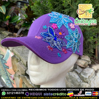 Gorra Pedreria Decorada