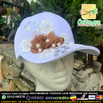 Gorra Pedreria Decorada