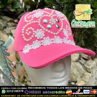 Gorra Pedreria Decorada
