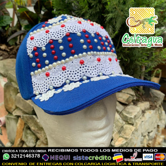 Gorra Pedreria Decorada