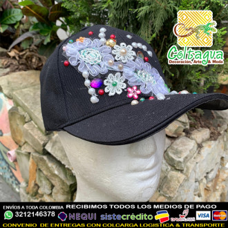 Gorra Pedreria Decorada
