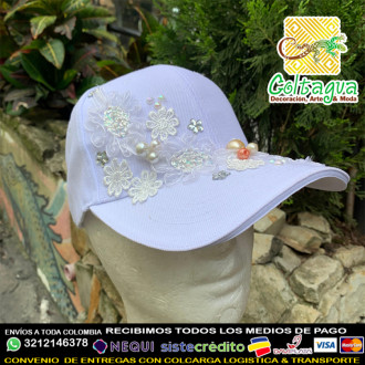 Gorra Pedreria Decorada