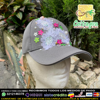 Gorra Pedreria Decorada