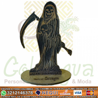 Santa Muerte En Mdf