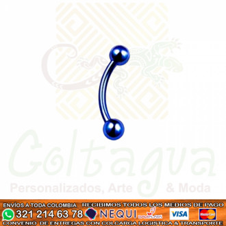 Piercing Banana Azul