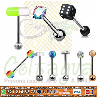 Piercing Acrílico Lengua
