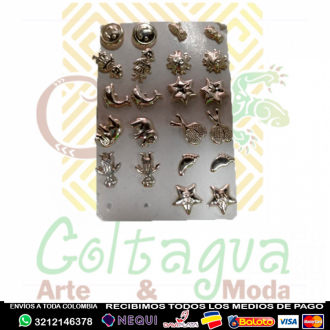 Par Topos Plata Diseños