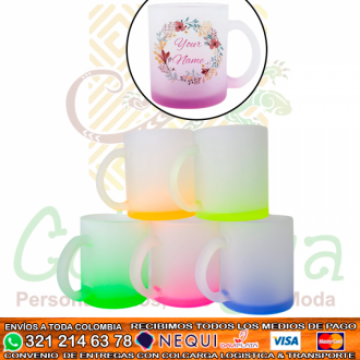 Mug Opalizado Fondo Neón Mug Opalizado Fondo Neón