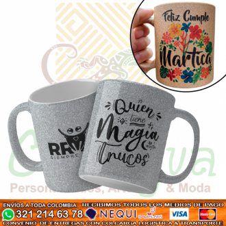 Mug Escarchado Personalizado
