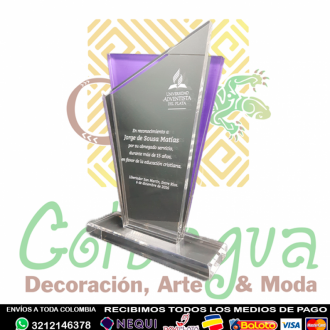 Reconocimiento Acrílico