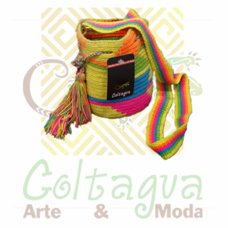 Mochila Wayúu Unicolor